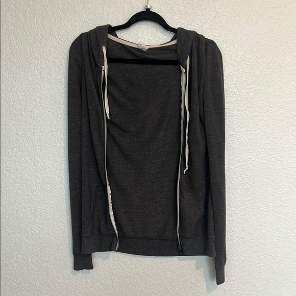 Basic Essentials Cozy Charcoal Gray Hoodie - Picture 1 of 2